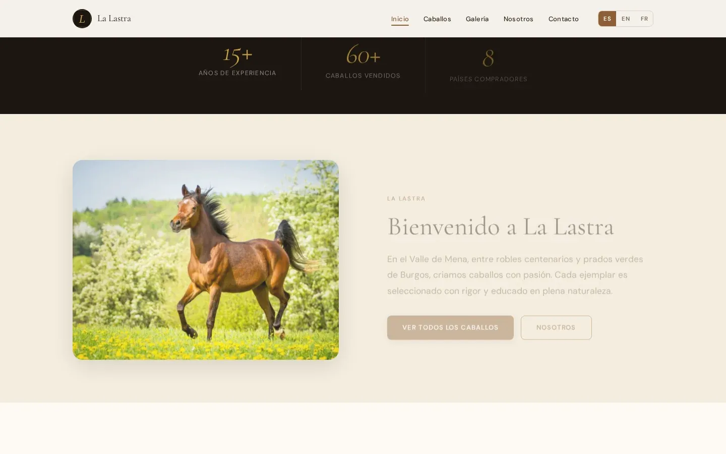 La Lastra : écran 1